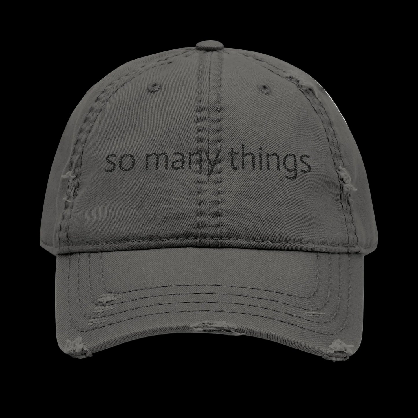 Distressed Dad Hat (Embroidery)