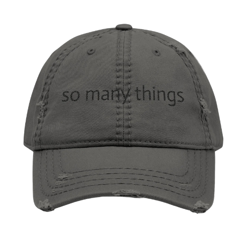 Distressed Dad Hat (Embroidery)